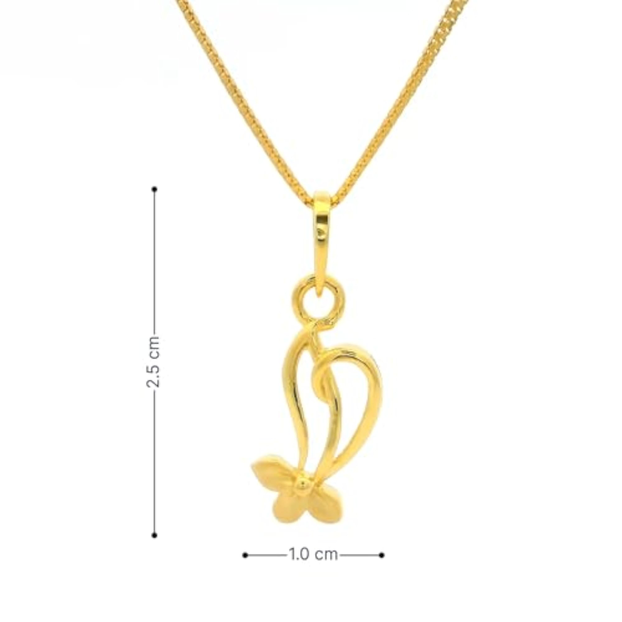 Women's 14KT Gold Pendant, Bold Statement